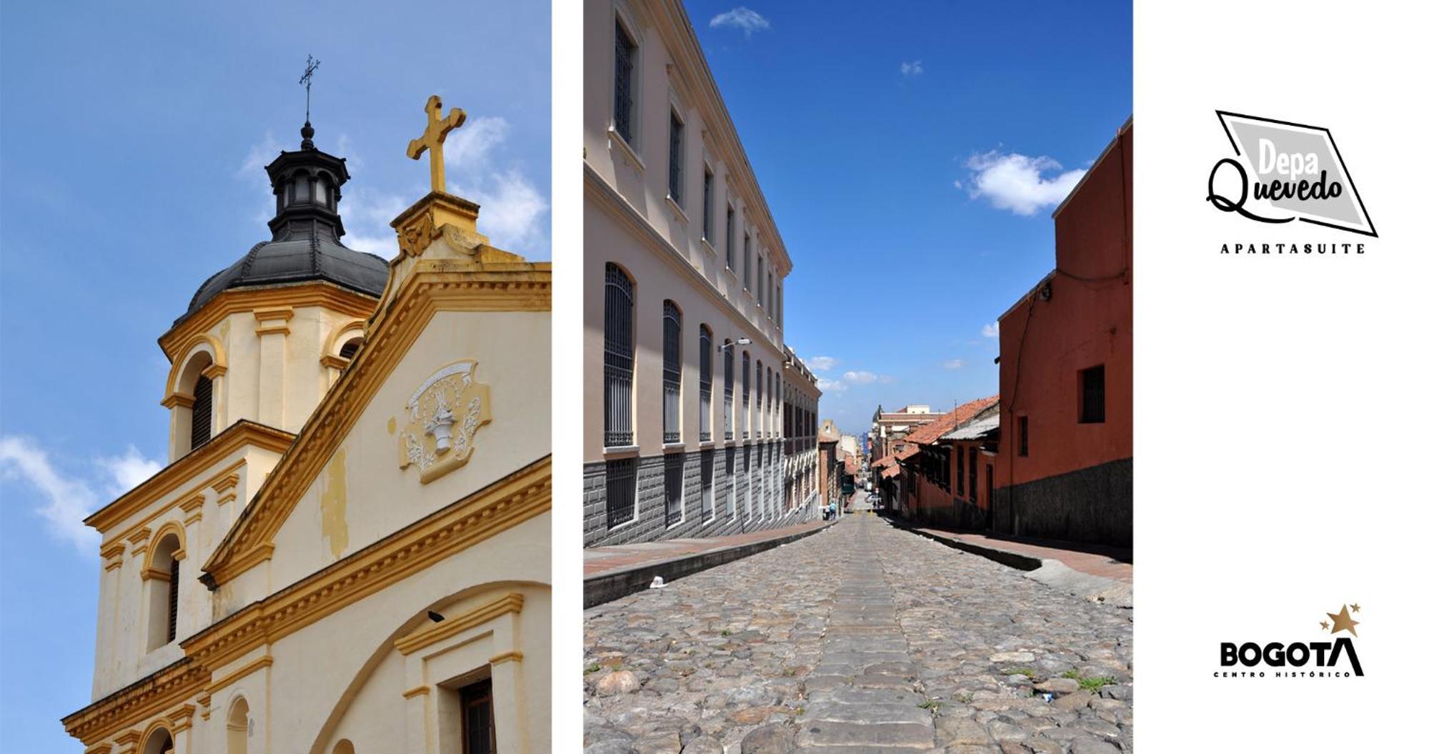 Depa Quevedo - Trendy Revamped Flat - Exceptional Spot In Bogota'S Historic Colonial Square - Candelaria Ngoại thất bức ảnh