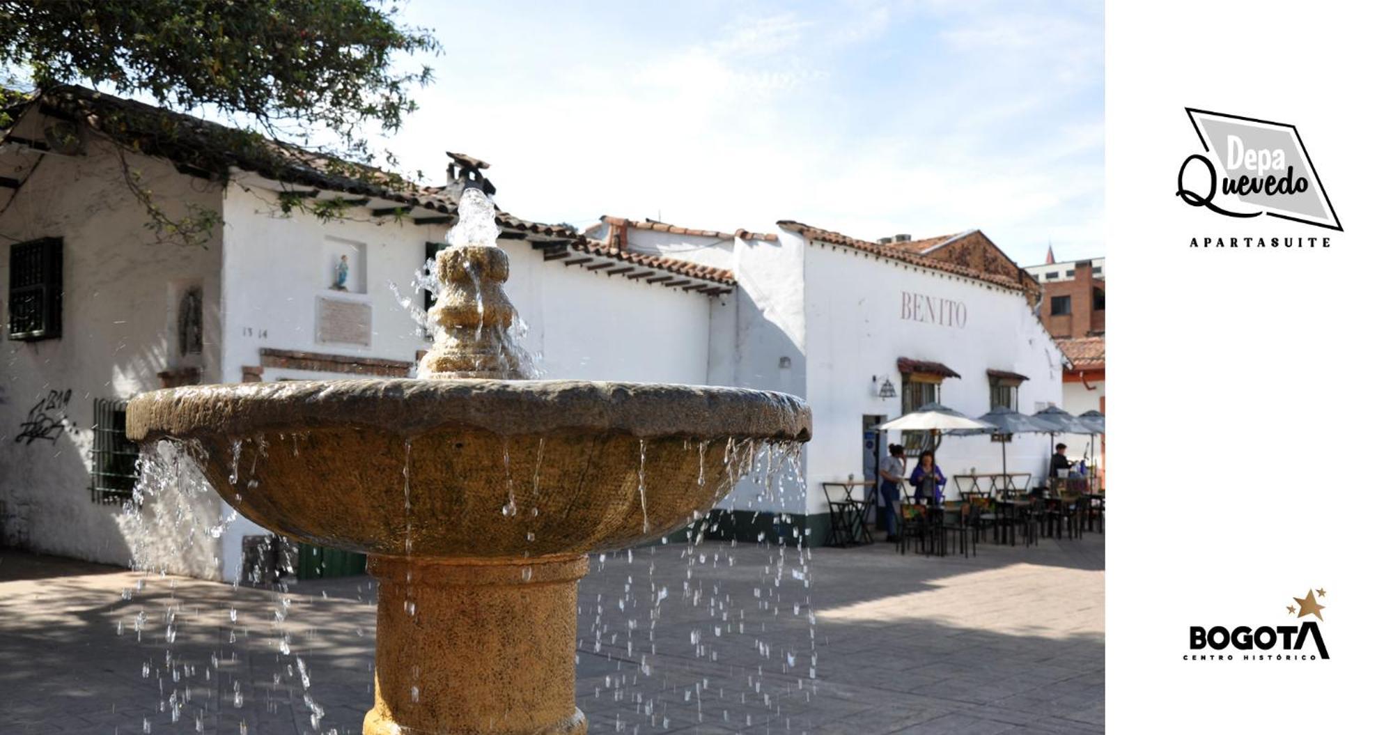 Depa Quevedo - Trendy Revamped Flat - Exceptional Spot In Bogota'S Historic Colonial Square - Candelaria Ngoại thất bức ảnh